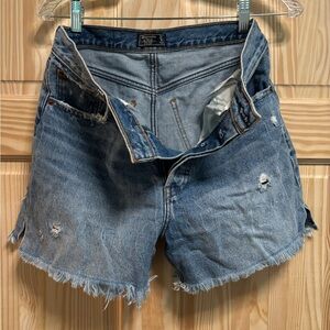 Abercrombie & Fitch Blue Jean Shorts